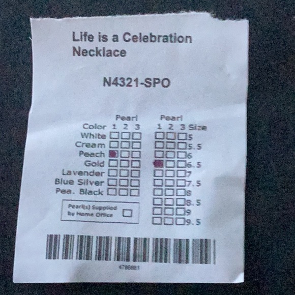 🦪 Vantel Pearls Life is a Celebration Necklace N4321 - Picture 4 of 4